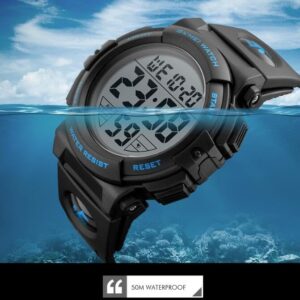 SKMEI Men Sports Watches Digital LED Electronic Multifunction Outdoor Sport Waterproof Swim Mens Student Casual Watch-B0C7KJFJY4