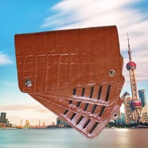 1Pcs As Shown Leather Wallet For Men Women - Card & ID Cases 15 Card in 1 wallet and More size: 10 x 11 x 1.5 CM (F30)-B0DPGJTMBM
