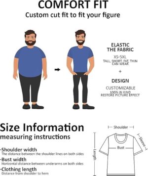 3XL Spotted Men's T-shirt Simple Print T-shirt For Men Trendy Men's Top Loose Oversized Clothing Everyday Casual Short Sleeve Summer - A01-BC04119, 3XL-B0CFK6FCP5