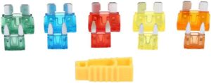 Keenso 50pcs Car Standard & Mini Blade Fuse Kit Assortment Block Blade Fuse Box 5A 10A 15A 20A 30A Car Boat Truck SUV-B07HQ6B7GY