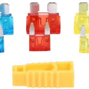 51hoMR2Hf2L._AC_SL1001_ Keenso 50pcs Car Standard & Mini Blade Fuse Kit Assortment Block Blade Fuse Box 5A 10A 15A 20A 30A Car Boat Truck SUV-B07HQ6B7GY