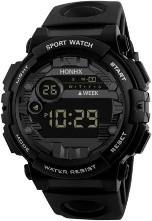 Mens Digital Led Color Changer Watch Date Sport Men Outdoor Electronic Watch Erkek Kol Saati Saat Erkek Kol Saati Relogio Masculi-B0CXDYP5Q3