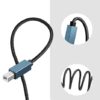 1 Pcs USB TYPE-C USB A male to USB B 2.0 Female Printer Cable Braided Printer Scanner Cord 480Mbps For Camera E pson HP Can on 1M-B0DL1BZTY4