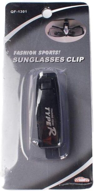 Type R Car Sunglass Holder (Black)B091C3Z2NQ