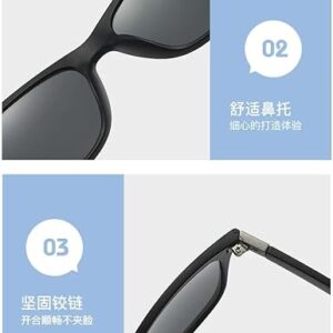 [1Pcs-14 * 5cm-18Grams - Black ] 2022 New Unisex Rectangle Vintage Sunglasses Fashion Design Retro Sun Glasses Man Eyeglass Casual Goggles UV400 Eyewear -Black B0707-B0D3Y79QJC