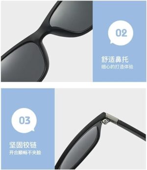 [1Pcs-14 * 5cm-18Grams - Hazel color ] 2022 New Unisex Rectangle Vintage Sunglasses Fashion Design Retro Sun Glasses Man Eyeglass Casual Goggles UV400 Eyewear - Hazel- H0808-B0D3Y7XR7V