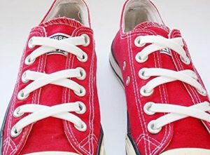 Shoelaces Silicone No Tie - 12 Pieces - White B098VFFM7T