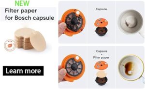 -(1Pc) Reusable Coffee Capsule for Tassimo BOSCH Machine Refillable Filter Cup Pod Espresso Maker 200MLB0D4SJ2PTQ