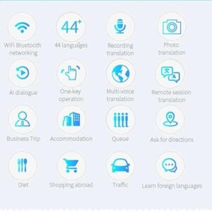 Language Translator Device for Smart Instant Language Translator Device Translat-B0DJG4M13F