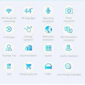 Language Translator Device for Smart Instant Language Translator Device Translat-B0DJG4M13F