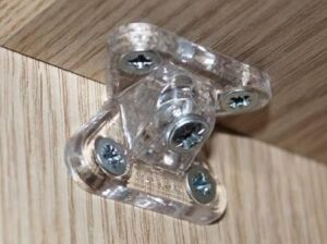 Furniture cabinet butterfly Corner connectors, L corner bracket, Mounting Bracket for Furniture, wardrobe and kitchen cabinet (12 PCS+48 Screws)-B0DPDGLT3T