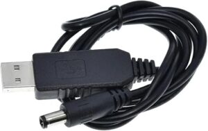 1Pcs - Usb Power Boost Line Dc 5v To Dc 9v Step Up Module Usb Converter Adapter Cable 2.1x5.5mm Plug-B0D2Z17F2B