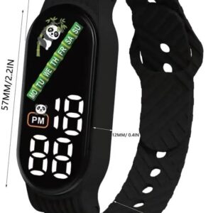 Kids Watch Waterproof Accurate Touch Screen Digital Watch Students Watch For Children's Daily Gift Watch BLACK-B0DDH4TSP8