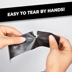 Black Duct Tape - [ 50M - 5MM ]-B0CHWCNKR4