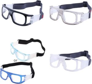1 pcs - Sport Protective Goggles Glasses Safe Basketball Soccer Football Cycling (55 Gram)-B0DP86T7HH