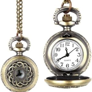51ydjy-J7tL._AC_ 1Pcs Antique Unisex Vintage Hollow Crown Bronze Clock Quartz Pocket Dress - S010-B0DLT9JBJ8