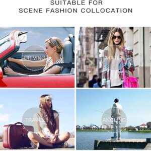 [Black-Clear]Retro Square Sunglasses for Men/Women Fashion Small Frame Polygon Sun Glasses Vintage Metal Outdoor Driving Eyewear-B0CDNJFNY1