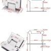 Heavy Duty 180 Degree Glass Door Cupboard Showcase Cabinet Clamp Glass Shower Doors Hinge Replacement Parts,Stainless Steel Bright Finish-B0C5R4GZF5