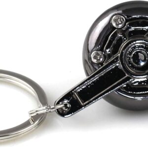 610aFQ03lIL._AC_SY575_ New Turbo Turbocharger Keychain Key Chain Ring Keyring Keyfob (Gunmetal Black), Gunmetal, S-B009KW82CC