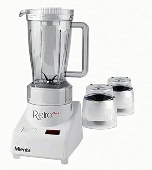 Mienta BL-721 Blender & mixer with Grater And Grinder +Free Gifts Set of 3 Plastic Containers - 500 Watt - Made In Egypt-B0D6TC1FL8
