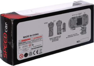 1Pcs Remote Speed Car With Remote For Boys - Yallow Multi Color-B0DPMQH55T