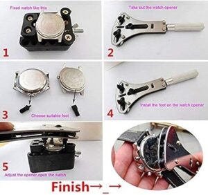 Diy Crafts CT-DIY-HI-37305 Case Movement Holder for Waterproof Watch, Change Battery Yourself Battery Tool Set Watch Repair, a No # 9 (Multicolor)-B0972Q7HDS