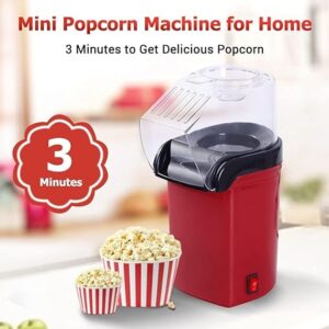 1200W Popcorn Maker Technology - Red - Automatic Hot Air System - Advanced hot air system heats the kernels quickly Model HMA1007-B0DPBFXDX1