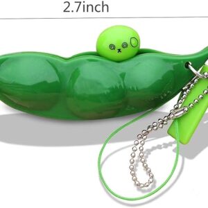 61A7eHeDhDL._AC_SX569_ Fidget Bean Toys Soybean Finger Puzzles Squeeze Bean Keychain Figit Focus Extrusion Pea Hand Anti-anxiety Stress Relief Chain Toys-B0D8BQ69H2