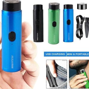 Electric Razor For Men Mini Shave Portable Electric Shaver Pocket Size Portable Outdoor Smart Battery Tool (Random colors)-B0BYL2541W