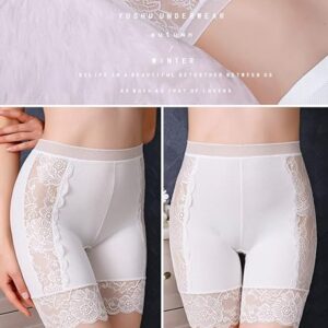 61L5xOcoh+L._AC_SY741_ White, L(55kg-67.5kg) - Women Panties Seamless Safety Short Pants Women's High Waist Stretch Shorts Briefs Slimming Underwear Woman Summer Lingerie-B0BQT6YWM2