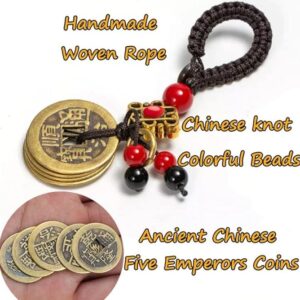 61MddoO3qTL._AC_SX679_ Handmade Rope Lucky Feng Shui Hanging Vintage Brass Money Bag Keychain-B09WZHBD9F