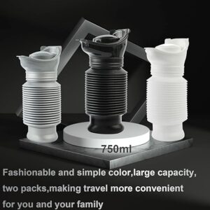 750ml Potty Training Portable Travel Cartoon Urinal Stretch Car Toilet For Boy Kids Men Women Plastic Color May Different-	B0CNWC1771