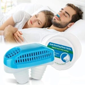 (Random Color) 2 in 1 Health Anti Snoring & Air Purifier Relieve Nasal Congestion Snoring Device Ventilation Anti-snoring Anti Snore Nose Clip-B0BQZD8WD9