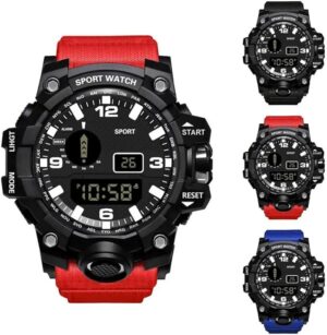 Random Color - Men's LED Digital Watch Men Sport Watches Fitness Electronic Watch Multifunction Military Sports Watches Clock Kids Gifts-B0D2BSC8RZ