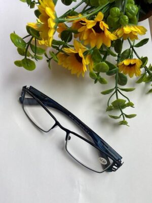 Metal Colored Reading Glasses for Men and Women-B0D7SGBHZR