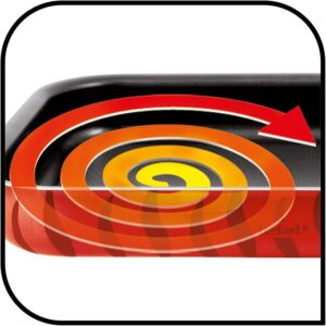 Tefal tempo flame rectangular oven tray, size 35 cm, red - 220085135-B0BW971R9C