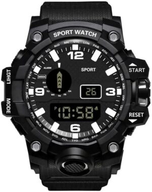 Random Color - Men's LED Digital Watch Men Sport Watches Fitness Electronic Watch Multifunction Military Sports Watches Clock Kids Gifts-B0D2BSC8RZ