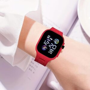 [1Pcs] Led Display Digital Kids Watches Sport Boys Girls Luminous Children’s Electronic Wristwatch Students Clock Watches Relojes 2024-B0DGDMGKM4