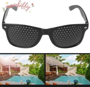 Vision Care Wearable Corrective Glasses Improver Stenopeic Pin Hole Glasses Anti-fatigue Eye Protection Glasses