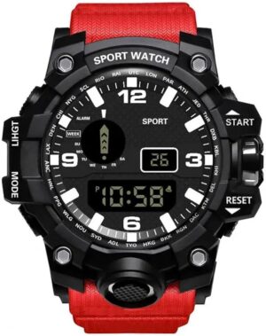 Random Color - Men's LED Digital Watch Men Sport Watches Fitness Electronic Watch Multifunction Military Sports Watches Clock Kids Gifts - [C0RED]-B0D2BT2RZZ