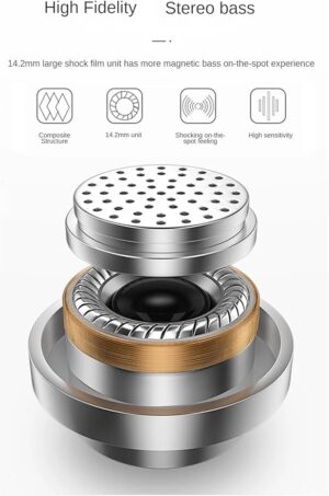 [1Pcs -white] Wired Headphones 3.5mm Sport Earbuds with Bass Phone Earphones Stereo Headset with Mic volume control Music Earphones-B0CPPX33LP