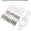 270Pcs Watch Wrist Band Spring Bars Strap Link Pins Stainless Steel Watchband Spring Bar 8-25mm Watch Strap Ear Sets for watch band repair (1.5MM 8-25MM)-B07KS1P9F7