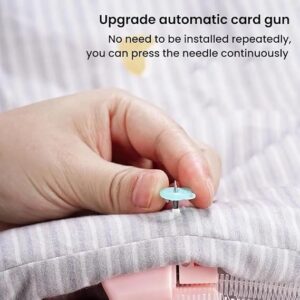Portable Quick Clothing Fixer With Buckles Micro Stitch Tag for Clothes Fixer Tool Quilt Tacking Fastener Clip-B0DK66XWXN