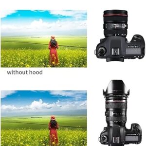 61dX-9n225L._AC_SY450_ 1PCs -52mm Sunshade Lens Hood For Nikon Canon Sony Fuji Olympus Screwed Flower Petal Camer-B0CL2NLRV5