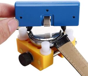 ZHHENG OP812 Blue Adjustable Rectangle Watch Back Case Opener Remover Wrench Repair Tools Repair Kits-B09CGWX7YT