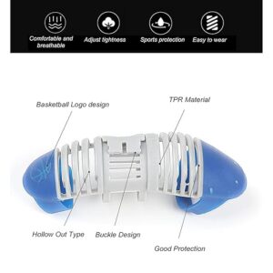 Yosoo Health Gear Finger Splint, Basketball Finger Guard, Finger Support Brace for Basketball Volleyball, Hollow Out Type Finger Sleeve Support Protector(M)-B0BC1BDRV8