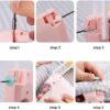 Portable Quick Clothing Fixer With Buckles Micro Stitch Tag for Clothes Fixer Tool Quilt Tacking Fastener Clip-B0DK66XWXN