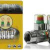Car Auto Tire Pressure Monitor Gage Alert Sensor Indicator Valve Caps, 4 Pieces-B091JGJ922