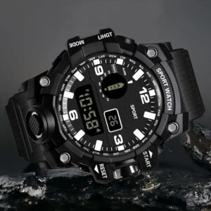 Random Color - Men's LED Digital Watch Men Sport Watches Fitness Electronic Watch Multifunction Military Sports Watches Clock Kids Gifts-B0D2BSC8RZ