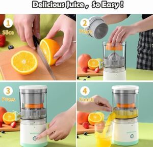 MIGECON USB Rechargeable Lemon Juicer-B09WQKX9JB